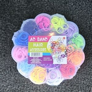 600pc Hair Elastics-- Hair Accessories BNIB